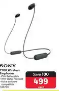 Makro Sony C100 Wireless Earphones offer