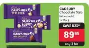 Makro Cadbury Chocolate Slab-For Any 3 x 150g offer