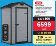 Makro Keter Garden Shed offer