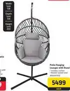 Makro Patio Hanging Lounger With Stand offer