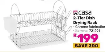 Game Casa 2-Tier Dish Drying Rack offer