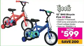 Game HOOK 12" BMX Bicycle Pink OR Blue offer