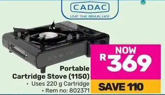 Game Portable Cartridge Stove (1150) offer