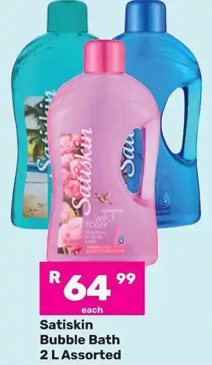 Game Satiskin Bubble Bath 2 L Assorted offer