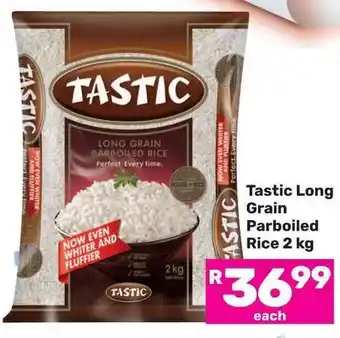 Game Tastic Long Grain Parboiled Rice 2 kg offer