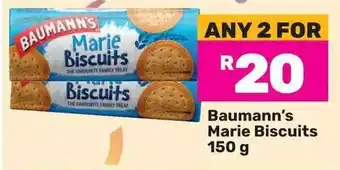 Game Baumann's Marie Biscuits 150g offer