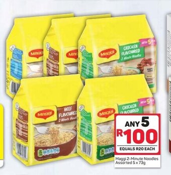Maggi 2-Minute Noodles Assorted 5 x 73g