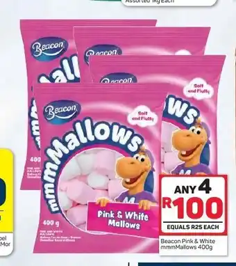 Pick n Pay Hypermarket Beacon Pink & White mmmMallows 400g offer