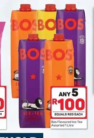 Bos Flavoured Ice-Tea Assorted 1 Litre