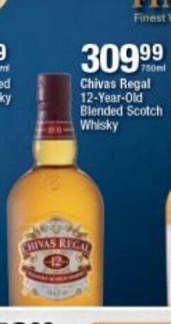 Checkers Liquor Shop Chivas Regal 12-Year -Old Blended Scotch Whisky 750ml offer