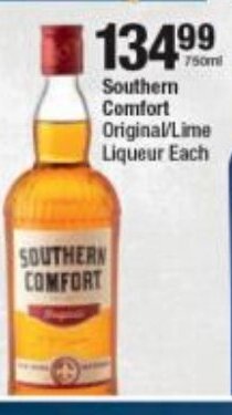 Checkers Liquor Shop Southern Comfort Original / Lime Liqueur each offer