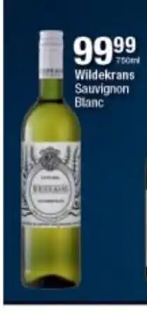 Checkers Liquor Shop Wildekrans Sauvignon Blanc 750ml offer