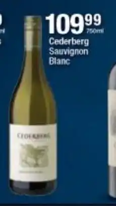 Checkers Liquor Shop Cederberg Sauvignon Blanc 750ml offer