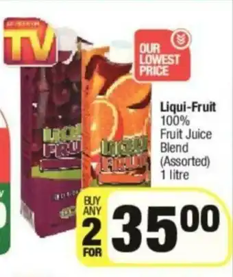 Liqui-Fruit 100% Fruit Juice Blend 1 Litre