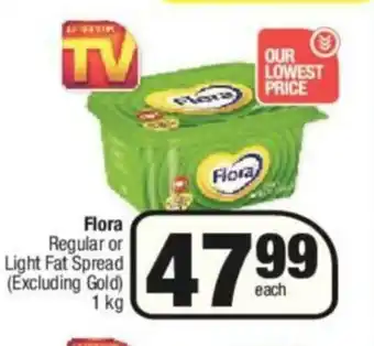 Flora Regular or Light Spread 1kg