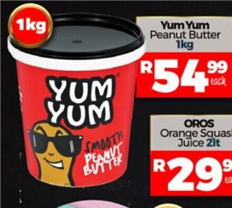 Take 'n Pay Yum Yum Peanut Butter 1kg offer