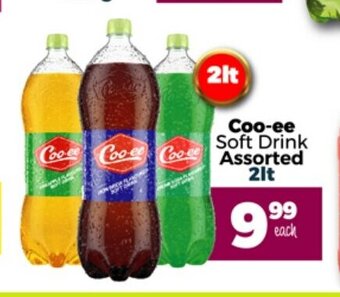 Coo-ee Soft Drink Assorted 2lt