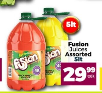 Take 'n Pay Fusion Juices Assorted 5lt offer