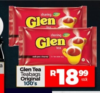 Take 'n Pay Glen Tea Teabags Original 100's offer