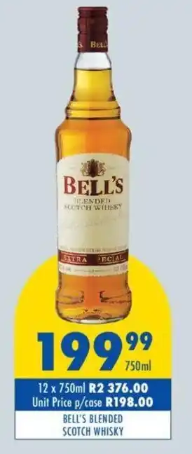 Tabooz BELL'S BLENDED SCOTCH WHISKY offer