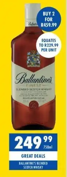 Tabooz BALLANTINE'S BLENDED SCOTCH WHISKY offer