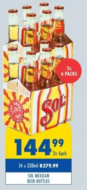 Tabooz SOL MEXICAN BEER BOTTLES offer