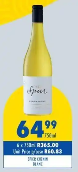 Tabooz SPIER CHENIN BLANC offer