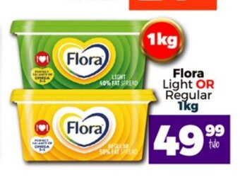 Take 'n Pay Flora Light Or Regular 1kg offer