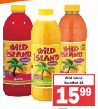 Big Save Liquor Wild Island Assorted 1lt offer