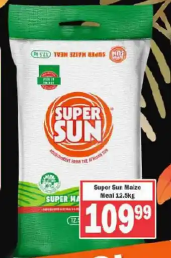 Big Save Liquor Super Sun Maize Meal 12.5kg offer