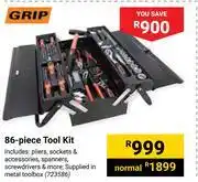 Builders Warehouse Grip 86-Piece Tool Kit offer