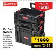 Builders Warehouse Qbrick Pro Cart System offer