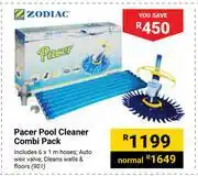 Builders Warehouse Zodiac Pacer Pool Cleaner Combi Pack offer