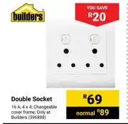 Builders Warehouse Builders Double Socket offer