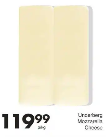 Save Hyper Underberg Mozzarella Cheese offer