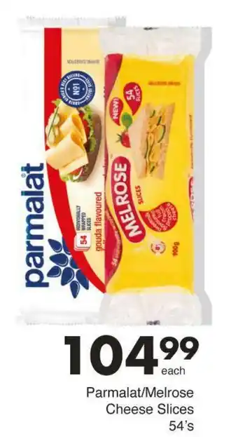 Save Hyper Parmalat/Melrose Cheese Slices 54's offer