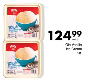 Save Hyper Ola Vanilla Ice Cream 5lt offer