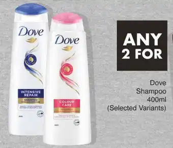 Dove Shampoo 400ml (Selected Variants)