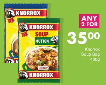 Save Hyper Knorrox Soup Bag 400g offer