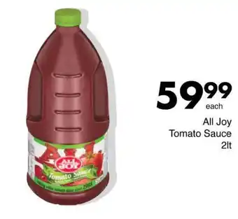 Save Hyper All Joy Tomato Sauce 2lt offer