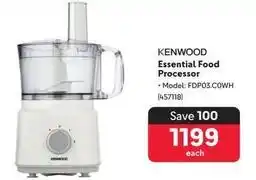 Makro Kenwood - essential food processor offer