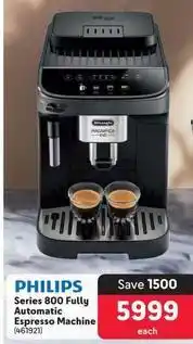 Makro Philips - series 800 fully automatic espresso machine offer