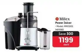 Makro Milex - power juicer offer