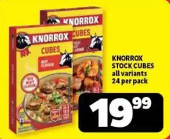 KNORROX STOCK CUBES all variants 24 per pack