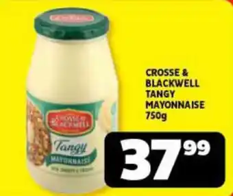 Usave CROSSE & BLACKWELL TANGY MAYONNAISE 750g offer