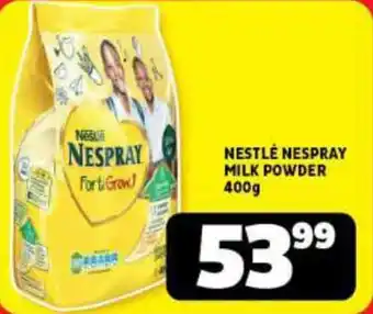 Usave NESTLÉ NESPRAY MILK POWDER 400g offer