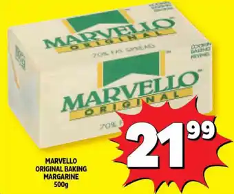 Usave MARVELLO ORIGINAL BAKING MARGARINE 500g offer