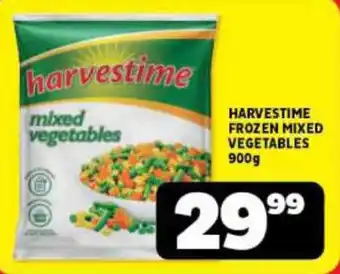 Usave HARVESTIME FROZEN MIXED VEGETABLES 900g offer