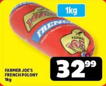 Usave FARMER JOE'S FRENCH POLONY 1kg offer