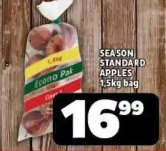 Usave SEASON STANDARD APPLES 1,5kg bag offer